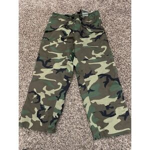 Army Woodland Camo Trousers Cold Weather NSN 8415-01-228-1345 Size Medium Short